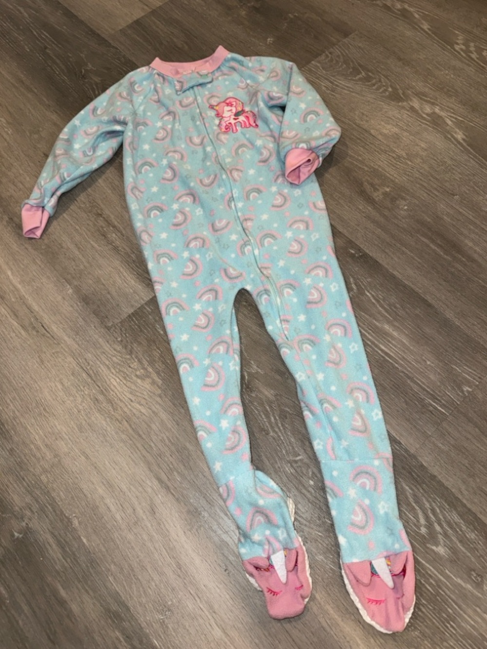 4T Rainbow Unicorn footies
